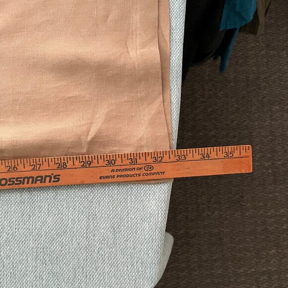 ANTHROPOLOGIE x RUMER LINEN PALAZZO PANTS WARM CAMEL SIZE L* ( MUST READ ) - Picture 9 of 13